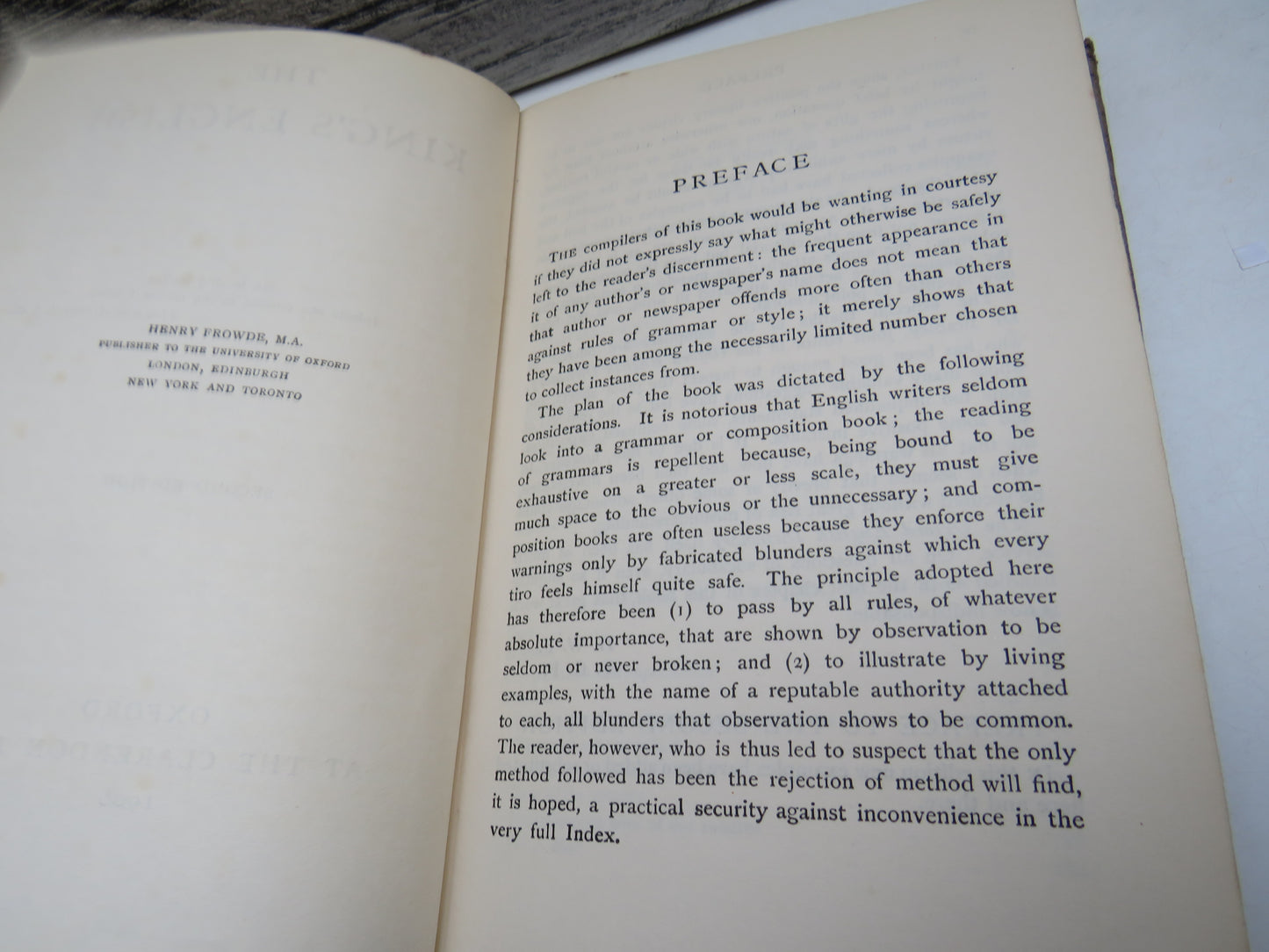 The King's English 1906