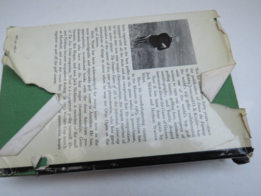 The Greatest Game of All My Life In Golf By Jack Nicklaus With Herbert Warren Wind 1969
