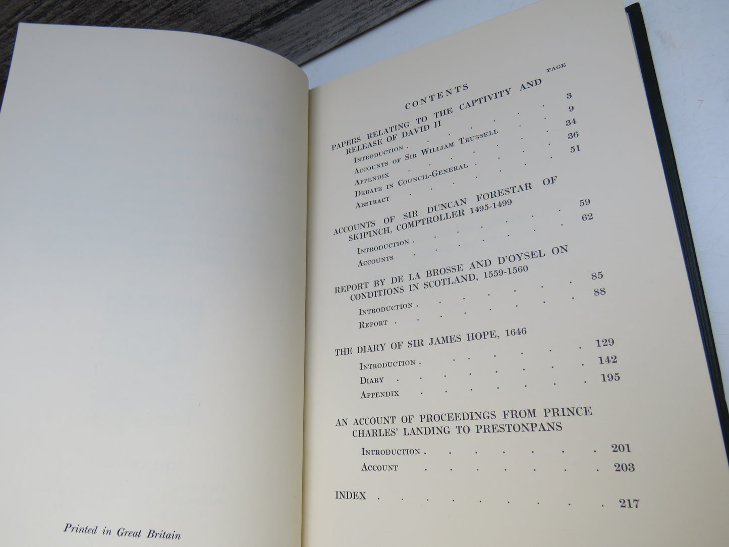 Miscellany of the Scottish History Society 9th Volume 1958