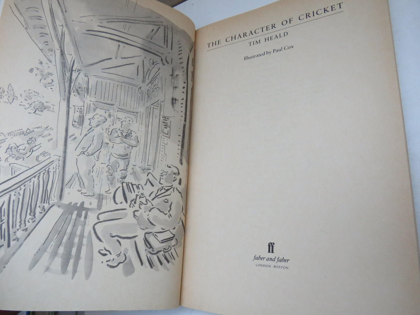 The Character of Cricket By Tim Heald Illustrated By Paul Cox 1987