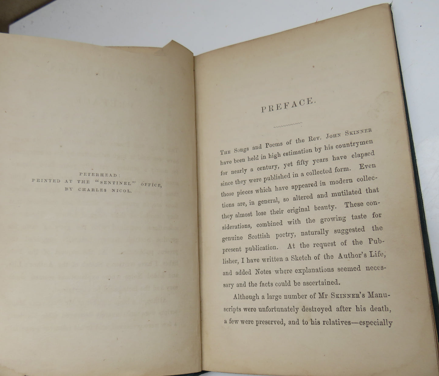 Songs and Poems by the Rev. John Skinner, 1859