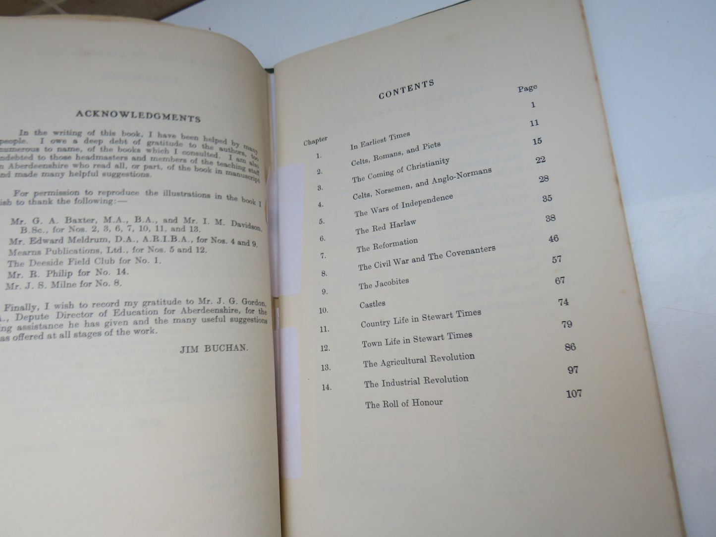 A School History of Aberdeenshire By Jim Buchan 1961