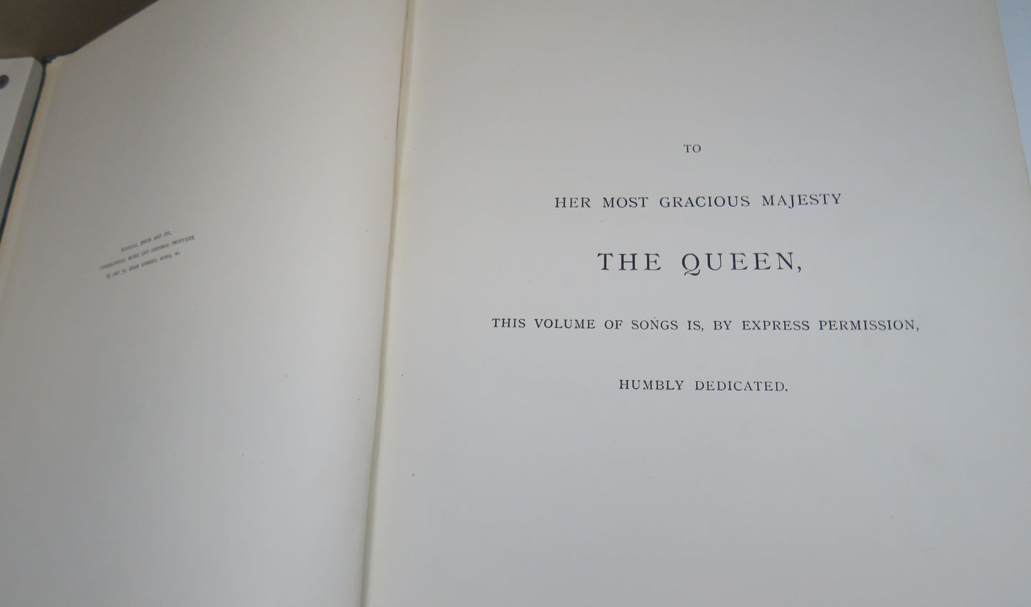Songs From the Published Writings of Alfred Tennyson Edited by W. G. Cusins, 1880