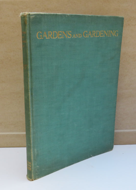 Gardens and Gardening 1937 Edited by F.A Mercer