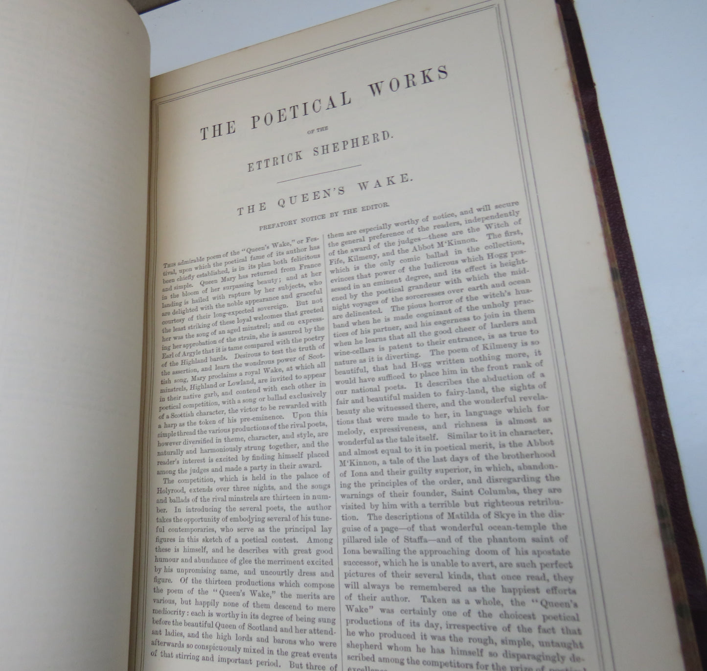 The Works of The Ettrick Shepherd Poems & Ballads 1878 Vol II