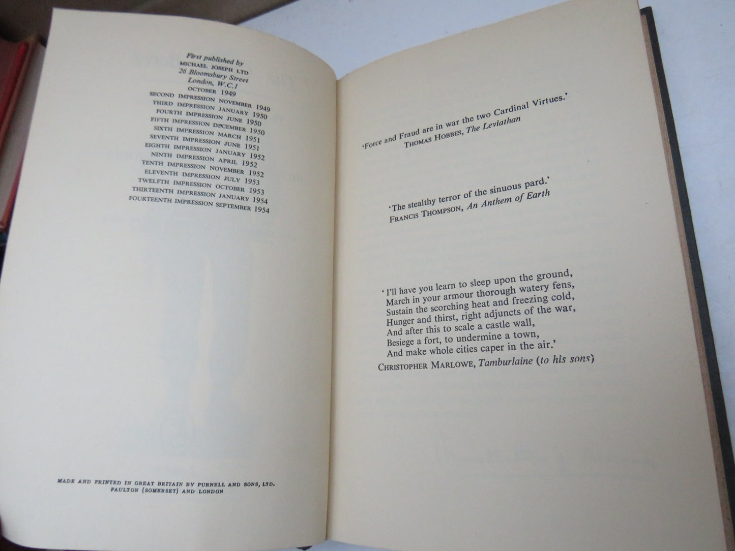 The Green Beret The Story of the Commandos 1940-1945 By Hilary St. George Saunders 1954