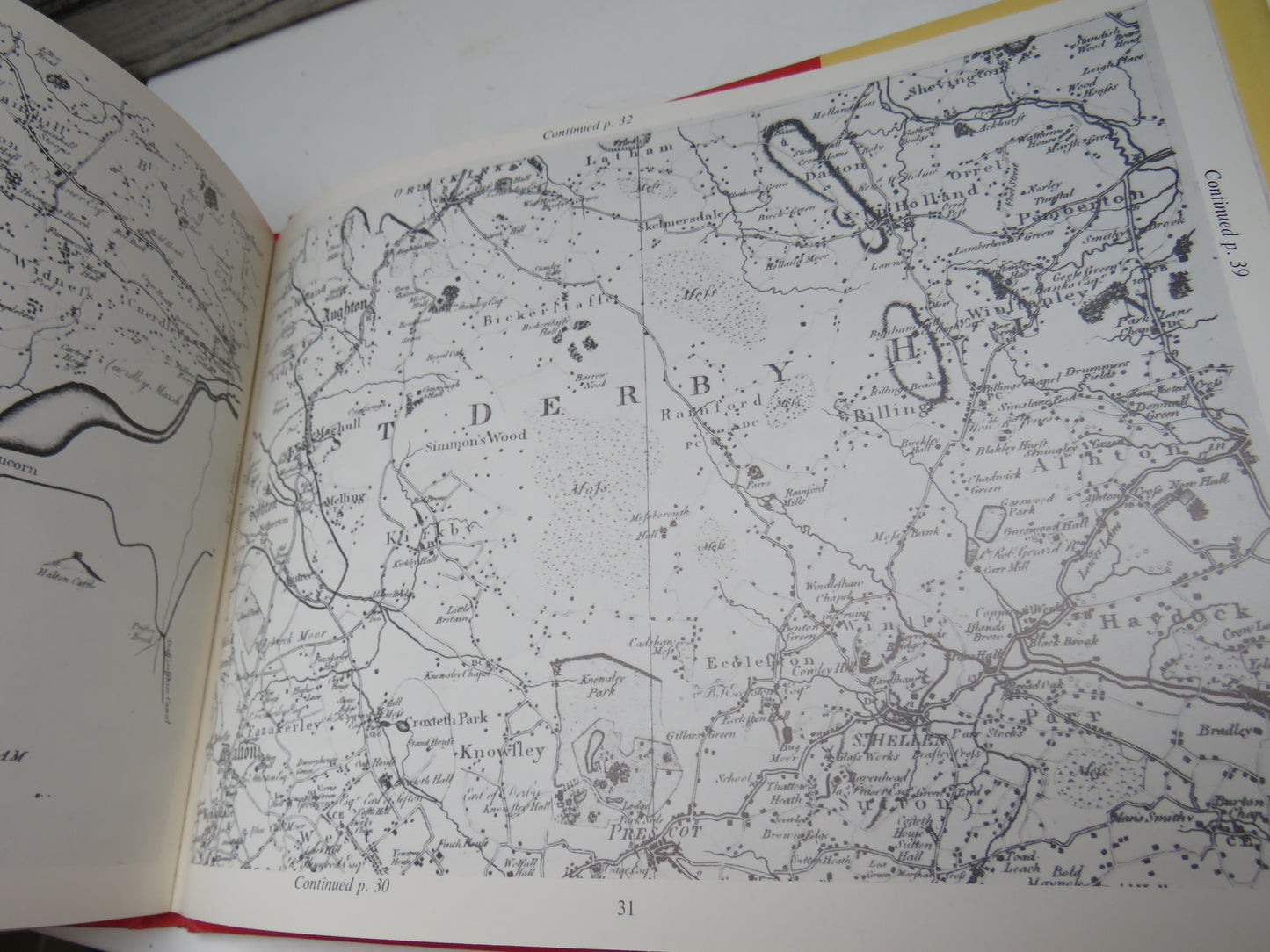 William Yates's Map of Lancashire 1786 By William Yates 1968