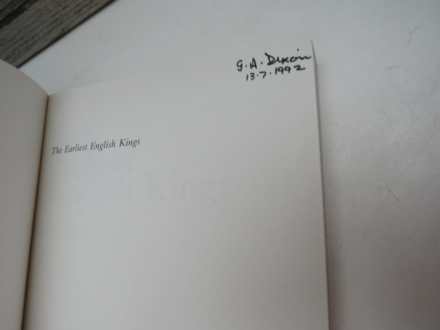 The Earliest English Kings By D. P. Kirby 1991