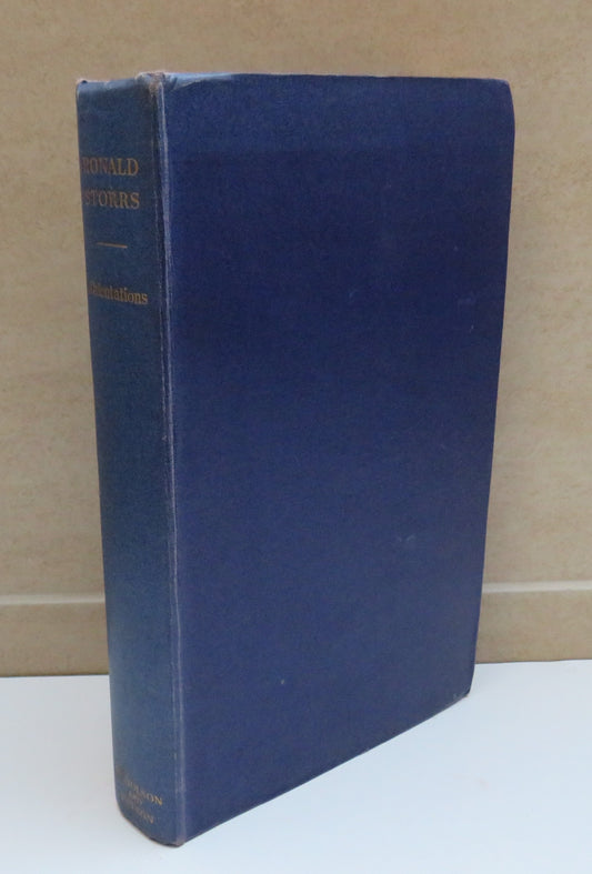 Orientations by Ronald Storrs, Definitive Edition, 1945