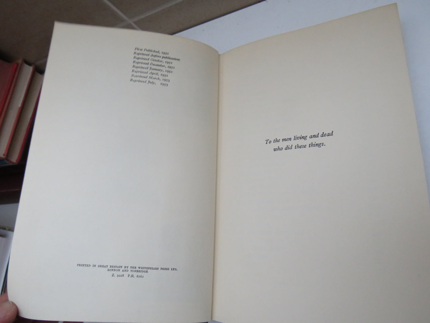 The Dam Busters By Paul Brickhill 1953