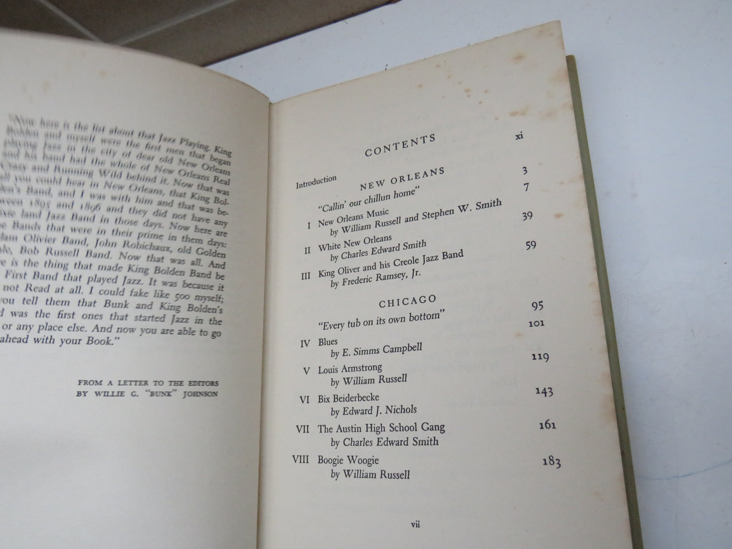 Jazzmen Edited by Frederic Ramsey, JR. and Charles Edward Smith 1958