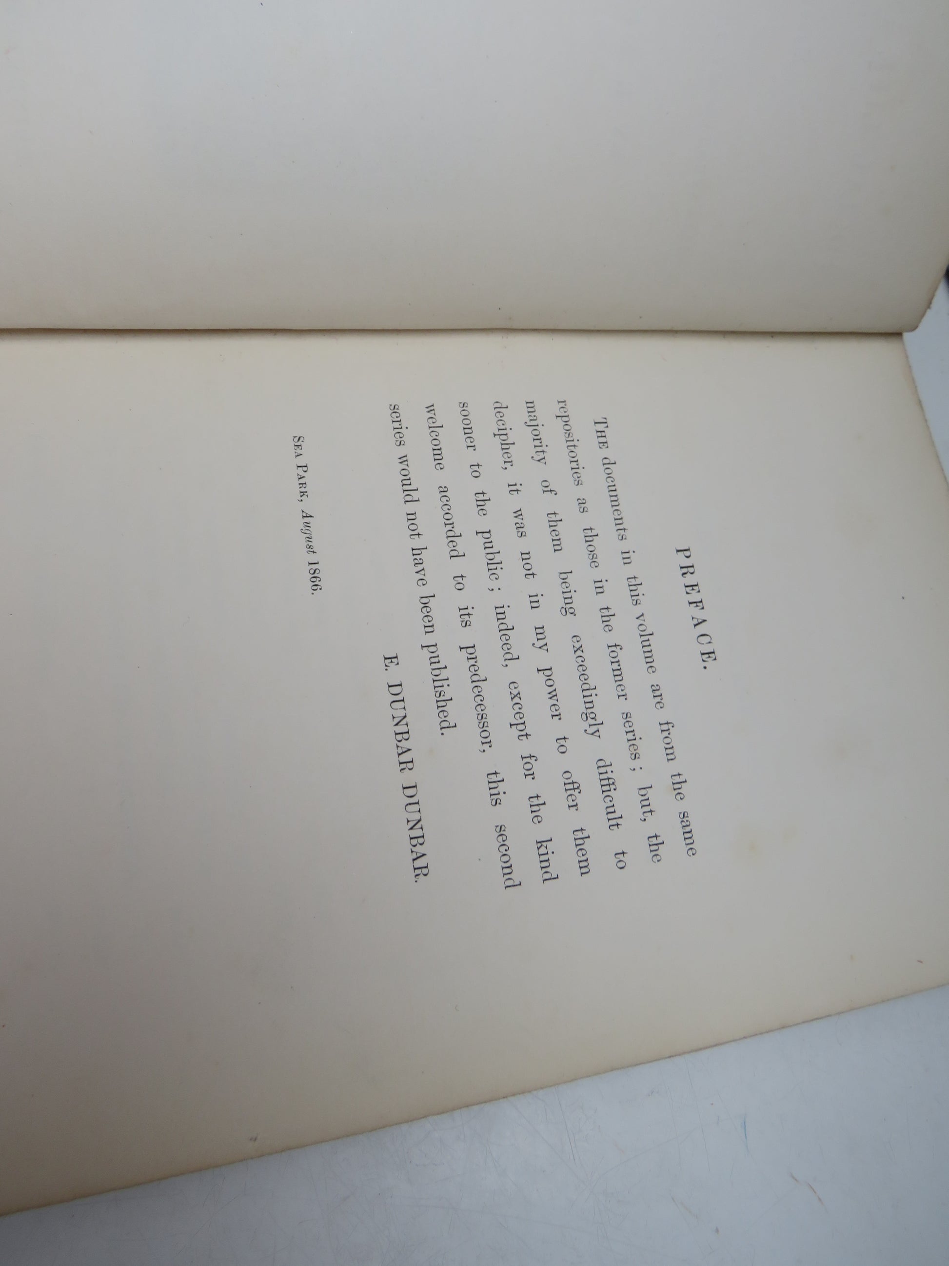 Social Life In Former Days Second Series Illustrated by Letters and Family Papers By E. Dunbar Dunbar 1866 (Antique Social History) book 5