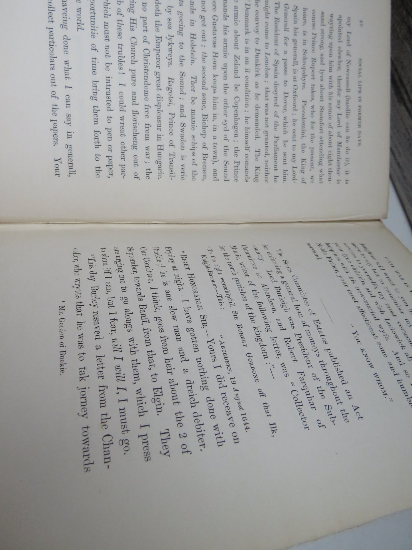 Social Life In Former Days Second Series Illustrated by Letters and Family Papers By E. Dunbar Dunbar 1866