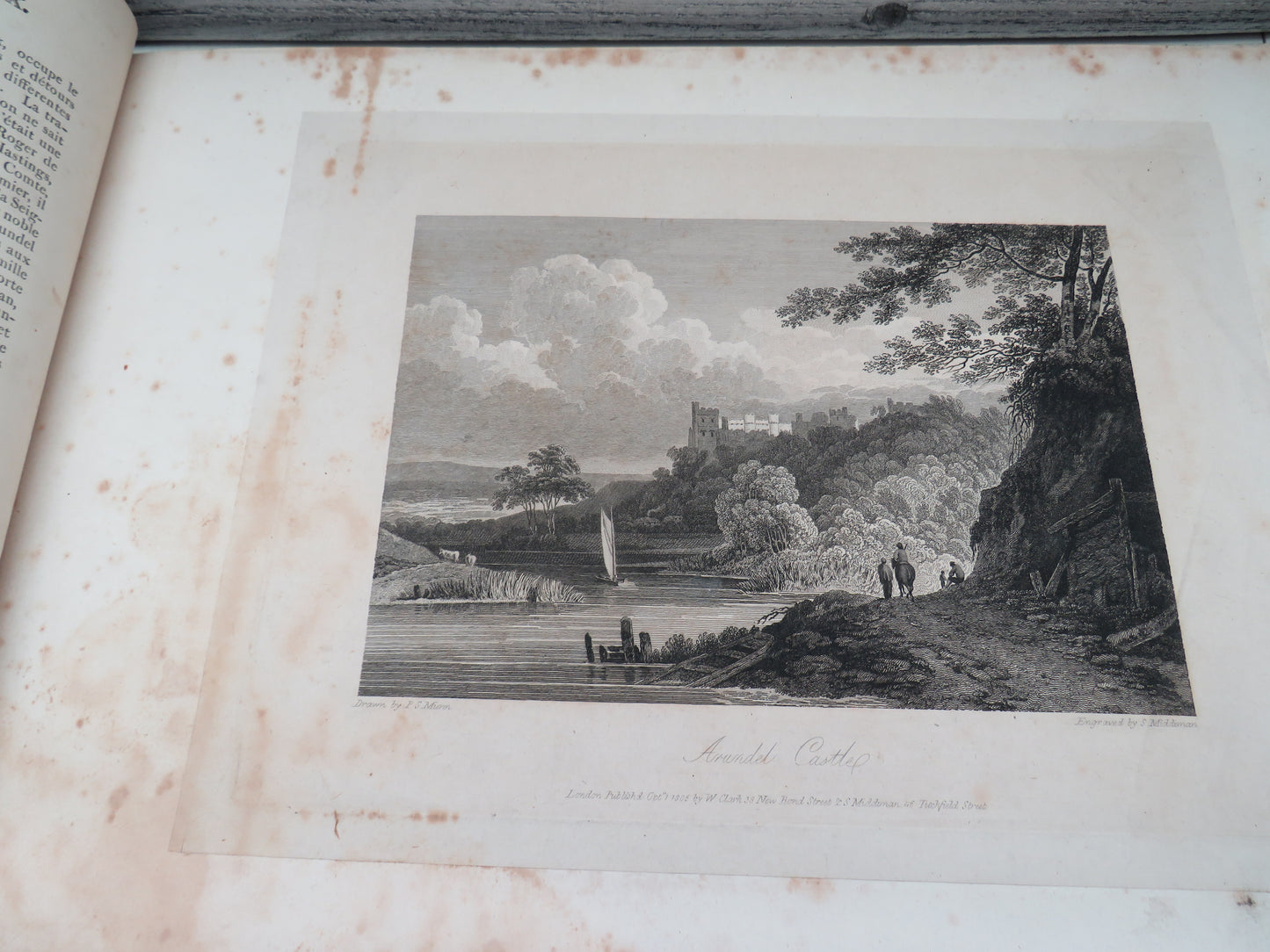 No. III. Picturesque Views and Antiquities of Great Britain Containing Views of Framlingham Castle, Naworth Castle, Pont-Y-Pair and Brinkburn Priory Engraved By S. Middiman 1807