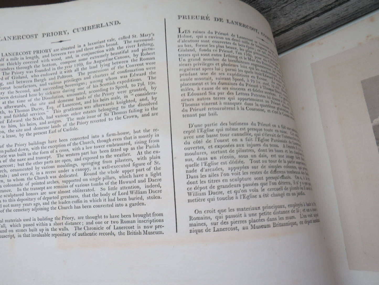 No. III. Picturesque Views and Antiquities of Great Britain Containing Views of Framlingham Castle, Naworth Castle, Pont-Y-Pair and Brinkburn Priory Engraved By S. Middiman 1807