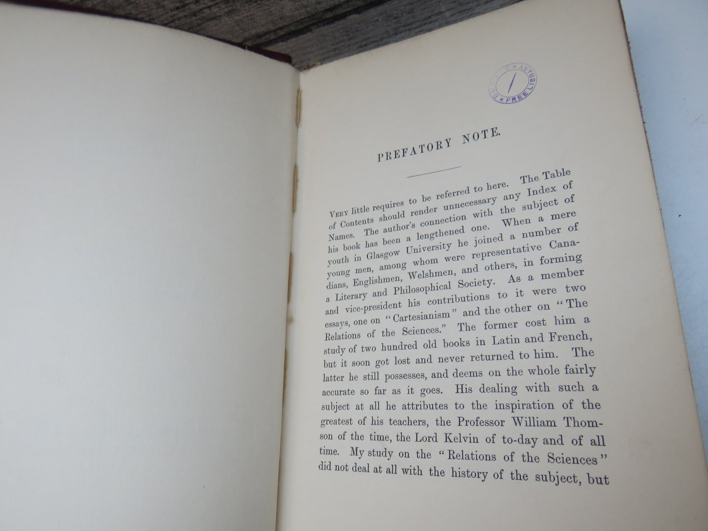 Philosophy As Scientia Scientiarum and A History of Classifications of the Sciences By Robert Flint 1904