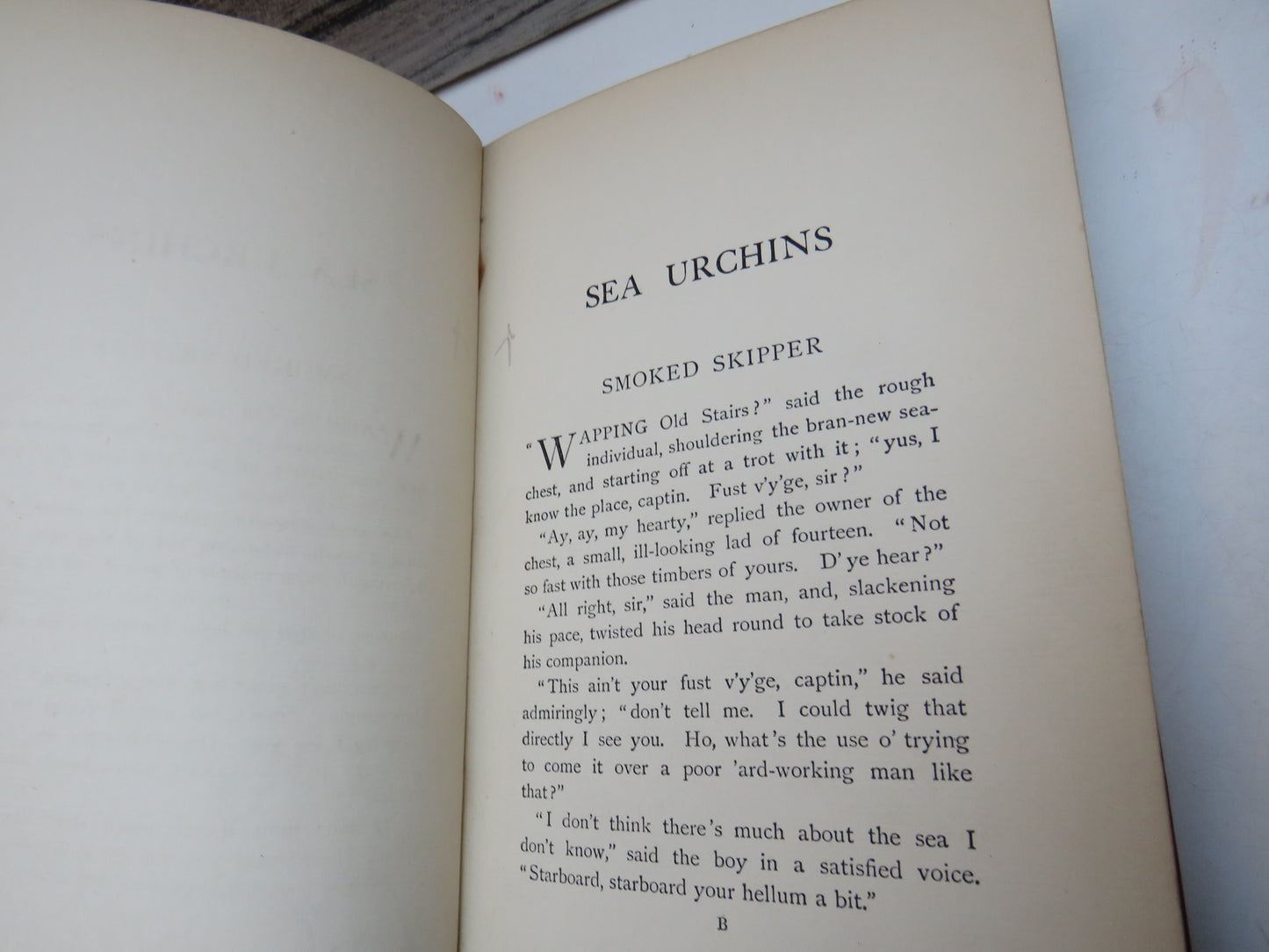 Sea Urchins By W. W. Jacobs 1898 1st Edition