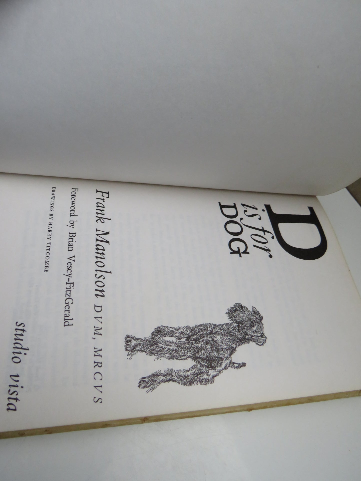 D Is For Dog By Frank Manolson 1964
