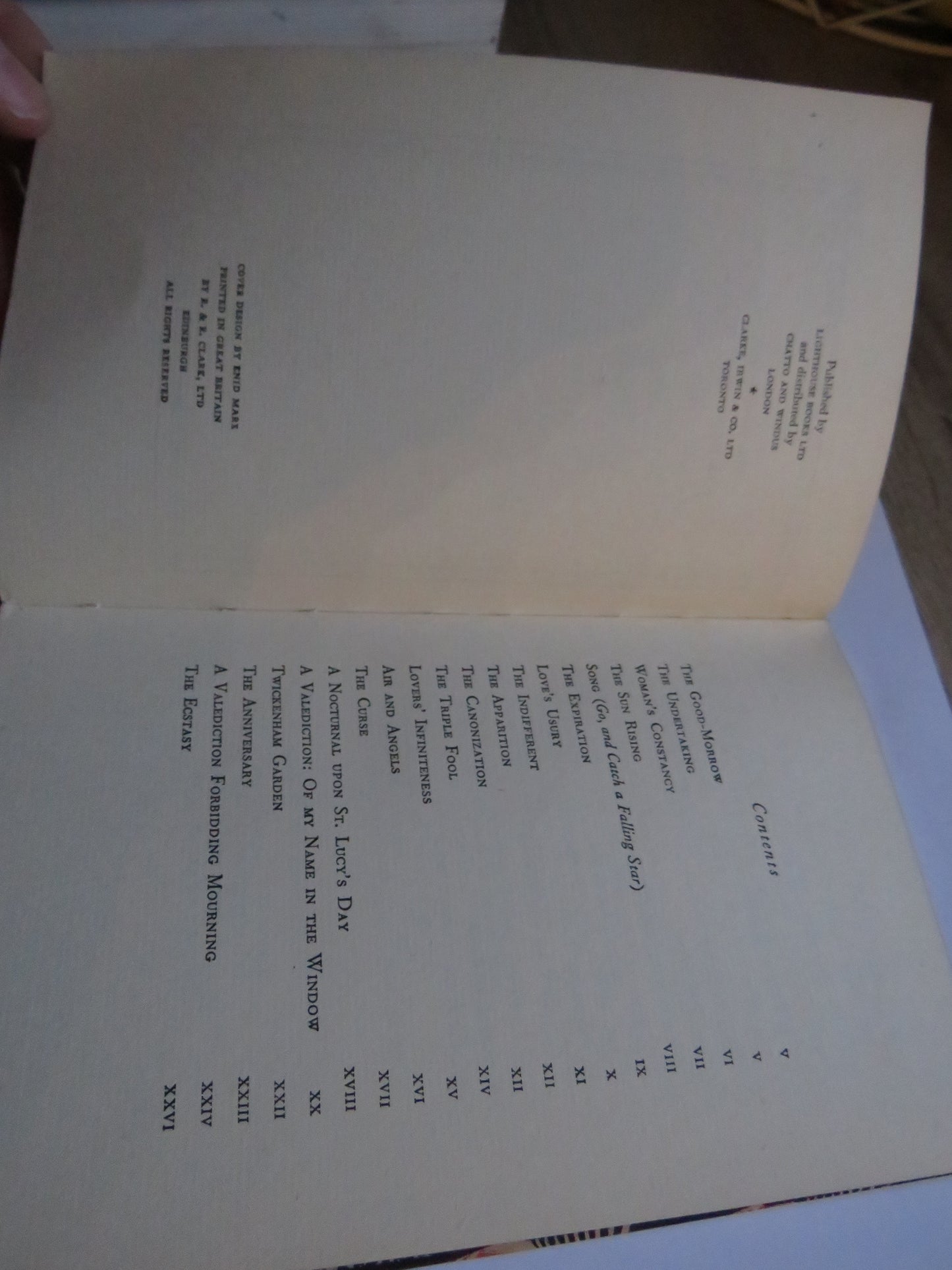 The Love Poems Of John Donne Dean of St. Paul's 1950