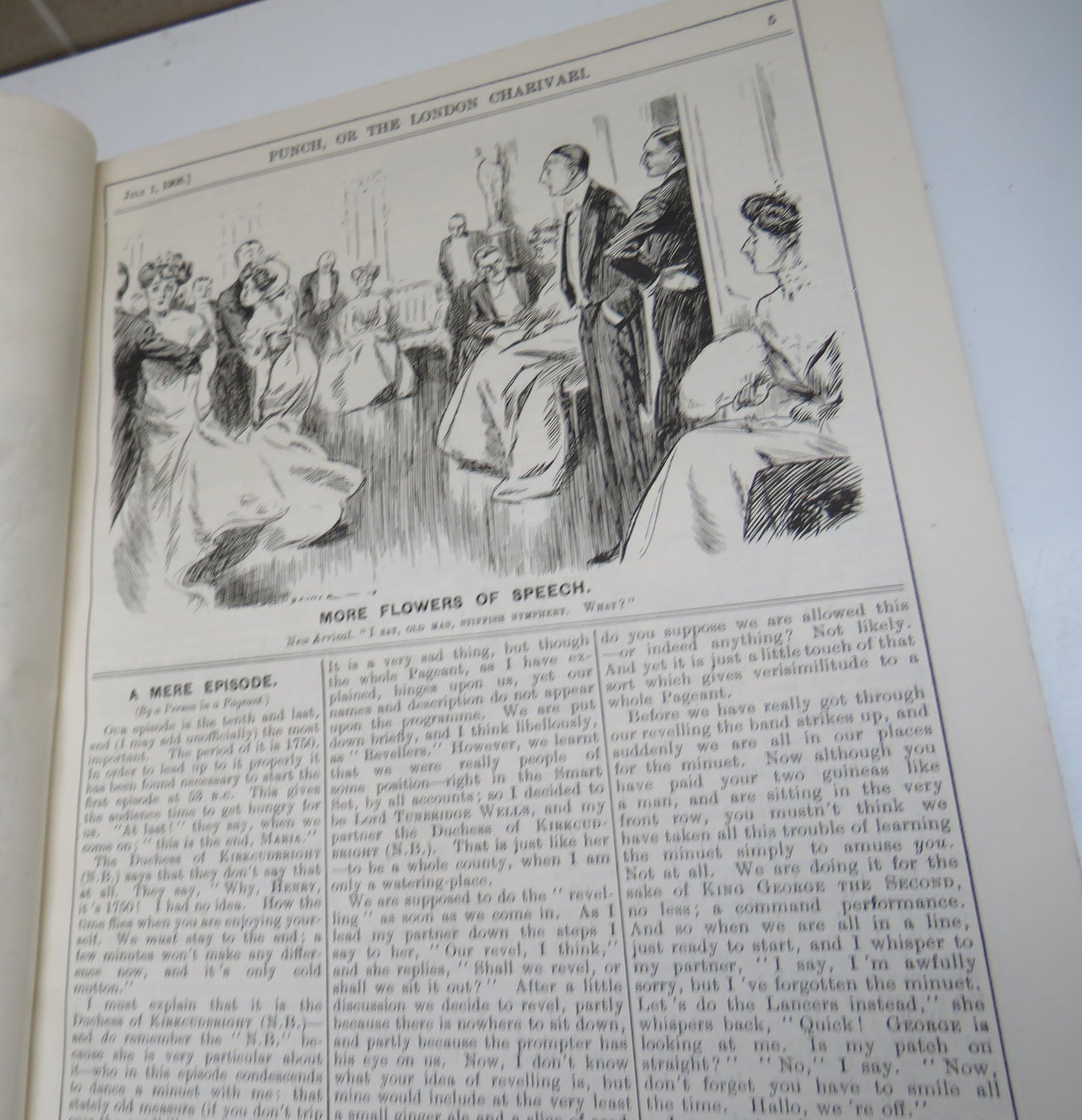 Punch, or the London Charivari, Vol CXXXV July - December, 1908