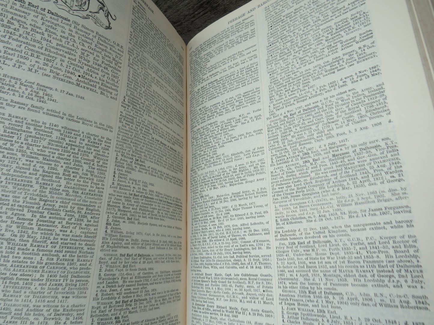 Burke's Genealogical and Heraldic History of the Peerage Baronetage and Knightage 1963
