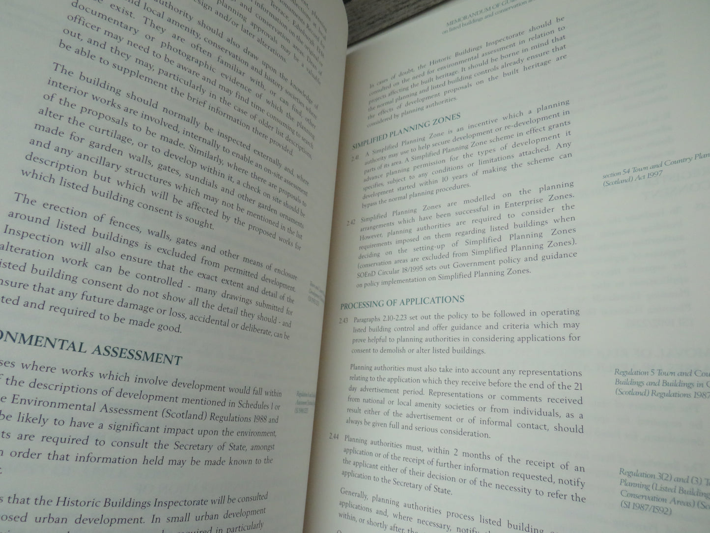 Memorandum of Guidance On The Listed Buildings and Conservation Areas 1998