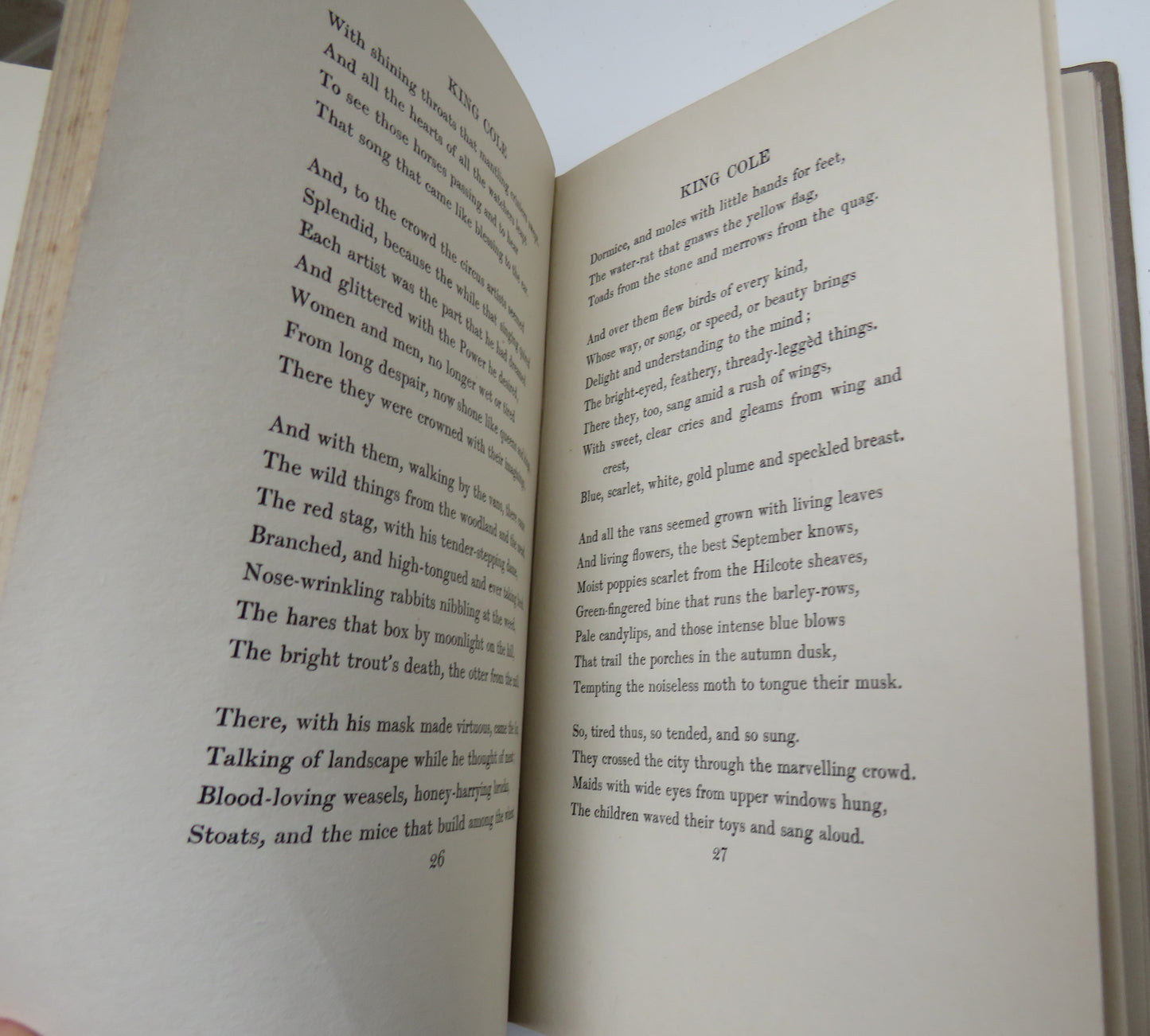 King Cole & Other Poems by John Masefield, 1923