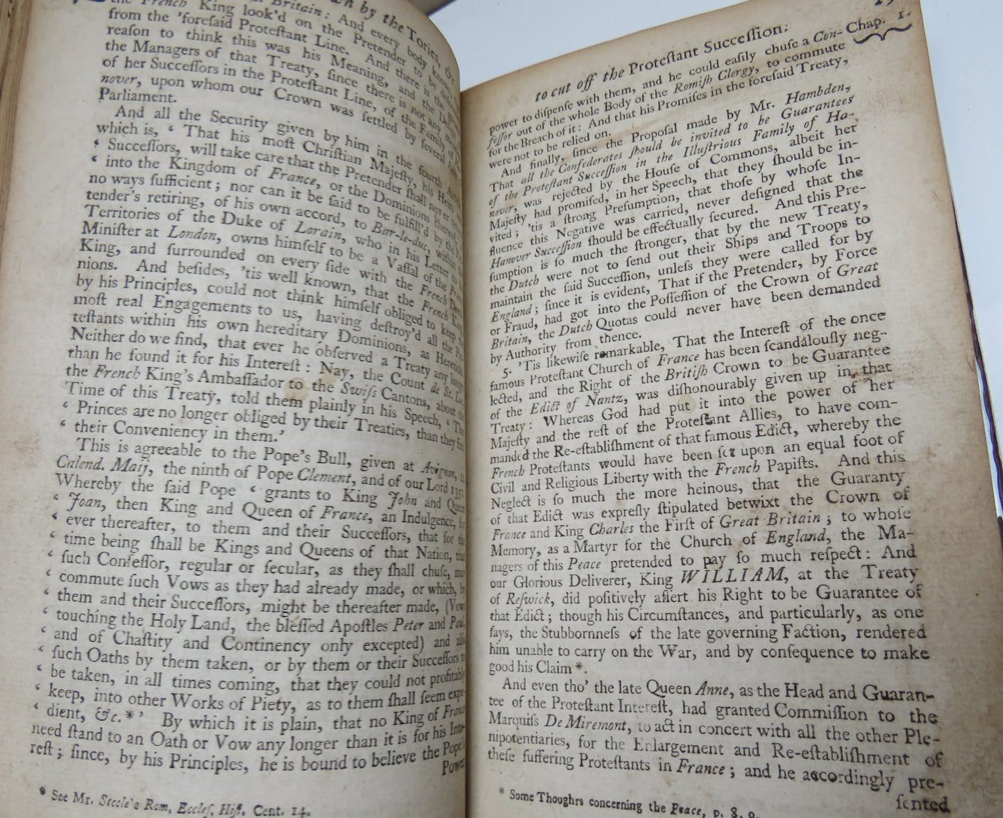 The History of the Rebellion Rais'd Against His Majesty King George I By The Friends of The Popish Pretender By The Reverend Mr Peter Rae 2nd Edition 1746