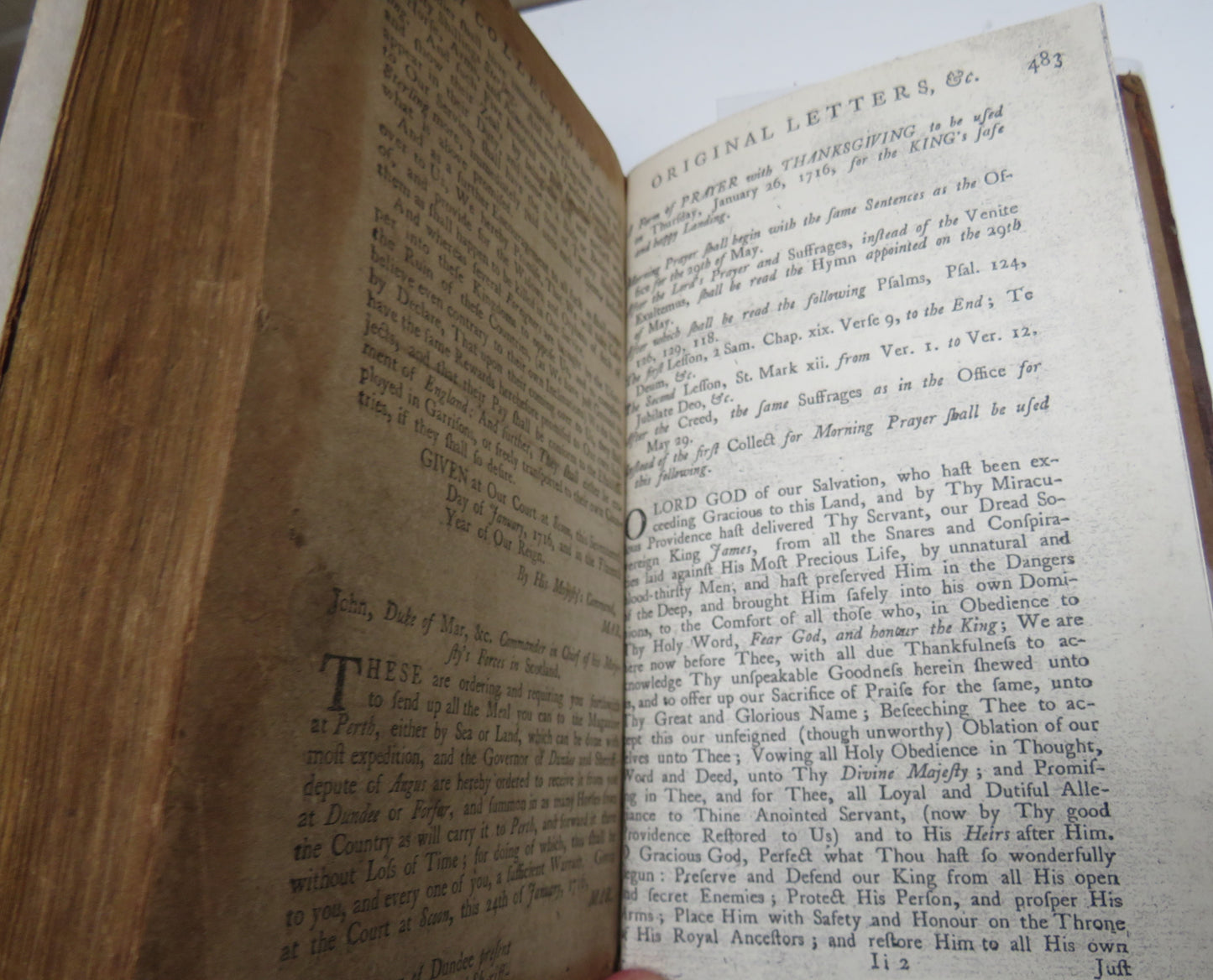 The History of the Rebellion Rais'd Against His Majesty King George I By The Friends of The Popish Pretender By The Reverend Mr Peter Rae 2nd Edition 1746