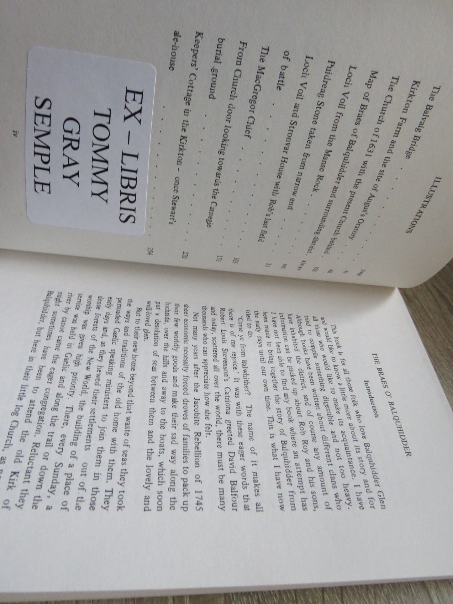 The Braes O' Balquhidder An Historical Guide To The District By Elizabeth Beauchamp 1981