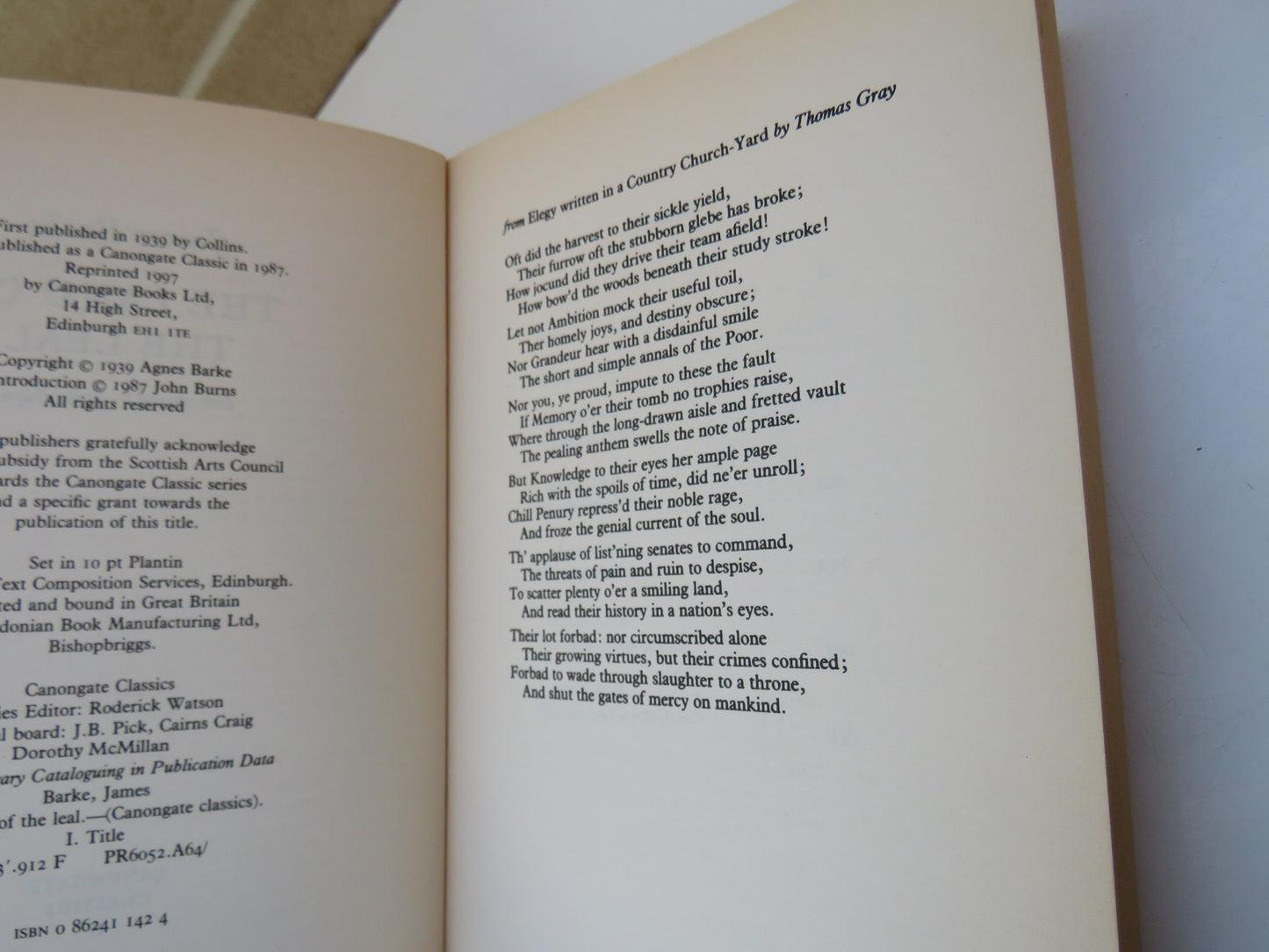 The Land of the Leal By James Barke 1997