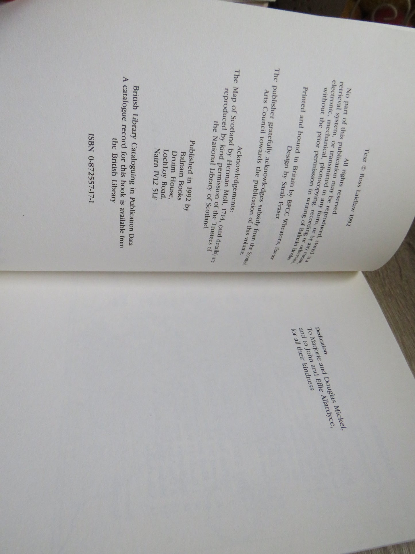 Aphra Behn - Dispatch'd From Athole The Journal of Aphra Behn's Secret Mission To Scotland In 1689 By Ross Laidlaw 1992 Author Signed