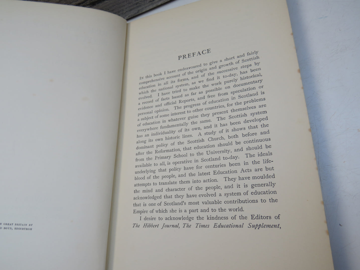 Rise and Progress of Scottish Education By Alexander Morgan 1927