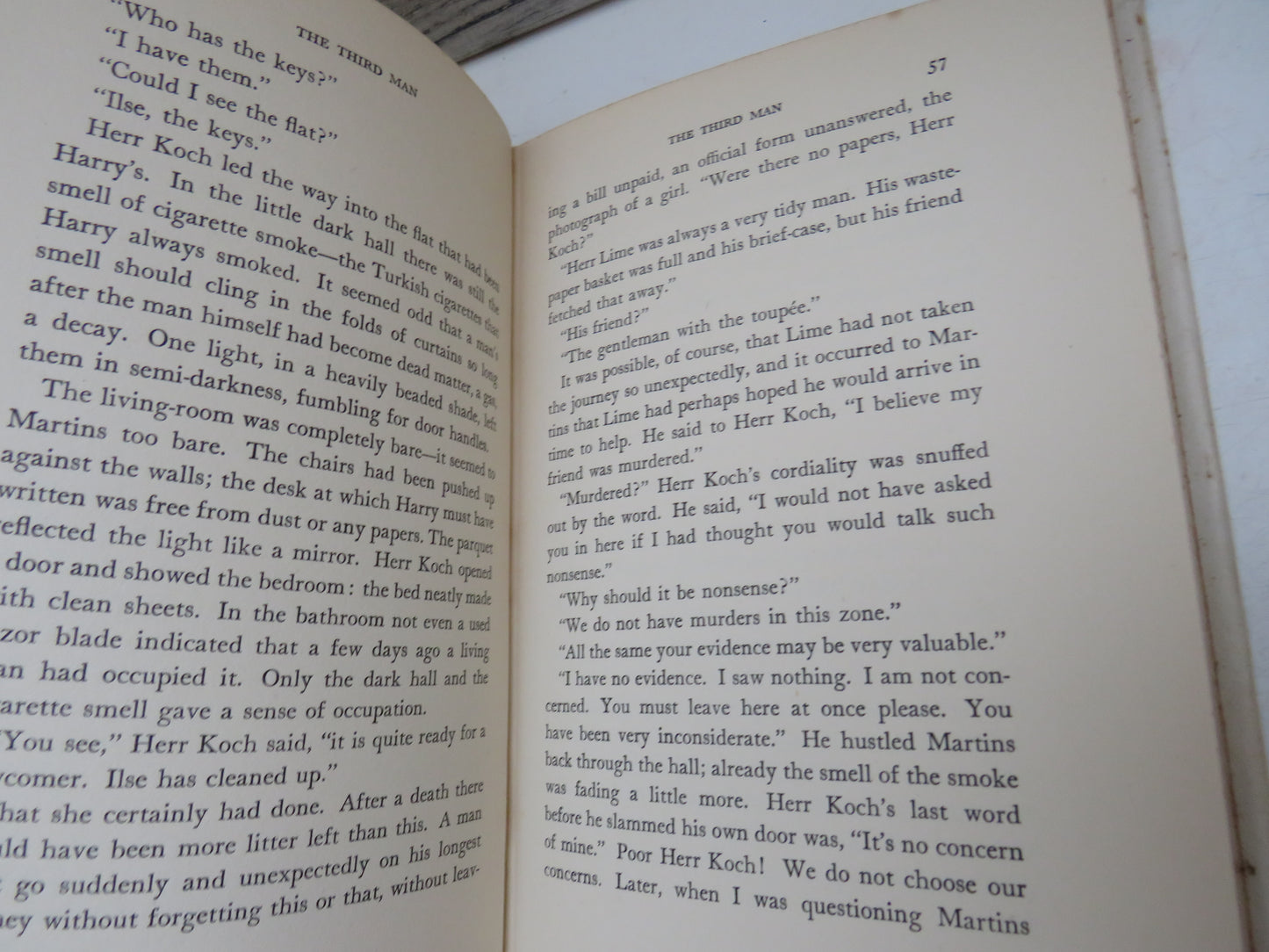 The Third Man and The Fallen Idol By Graham Greene 1950 1st Edition book image 6