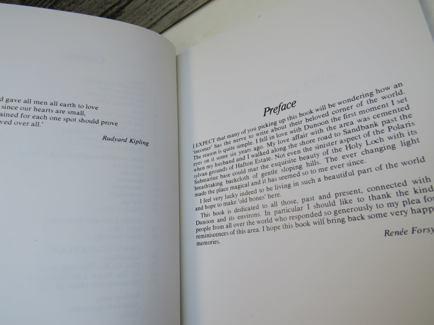 Memories of Dunoon and Cowal By Renee Forsyth 1983