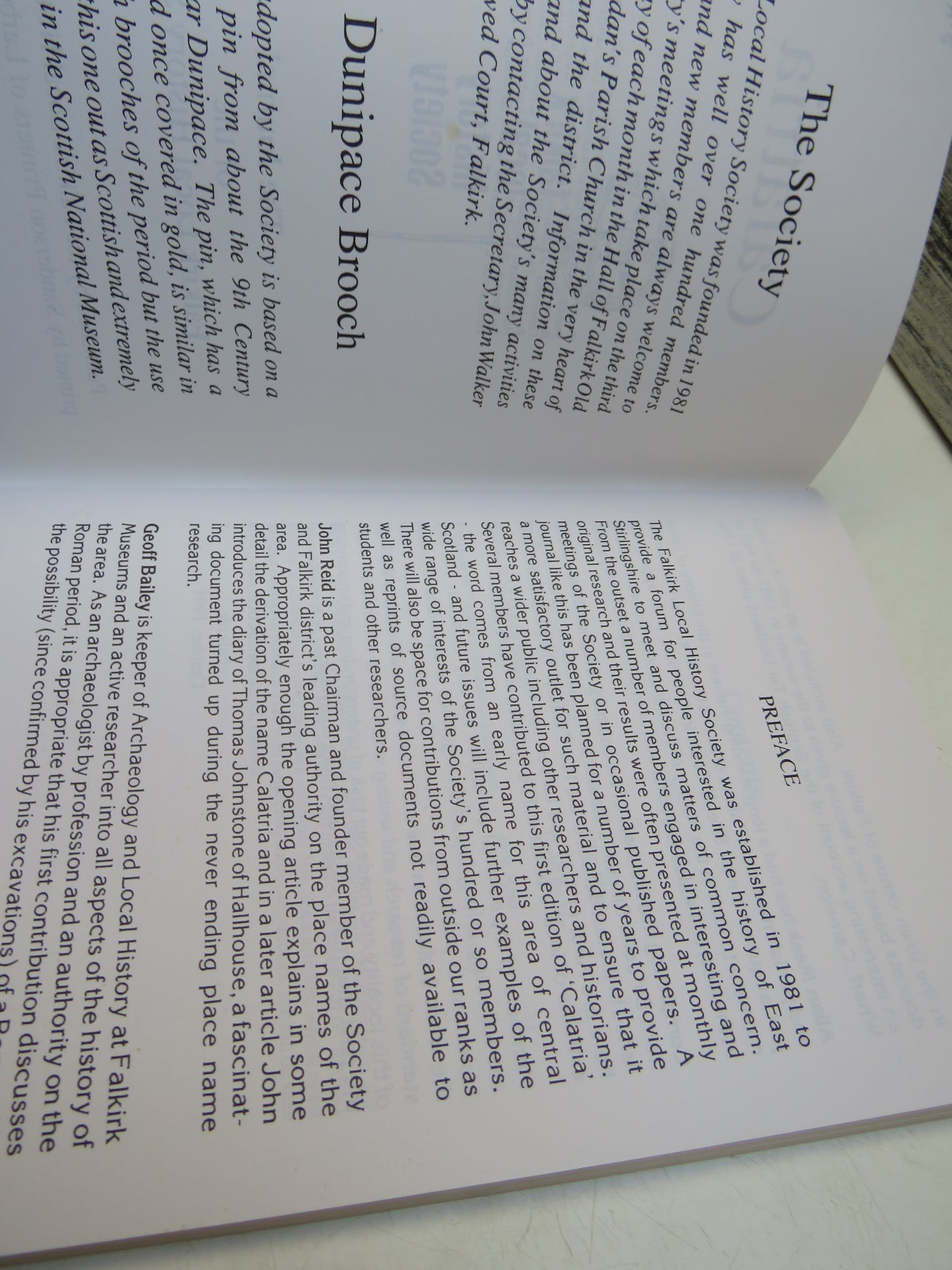 Calatria The Journal of The Falkirk Local History Society 1991