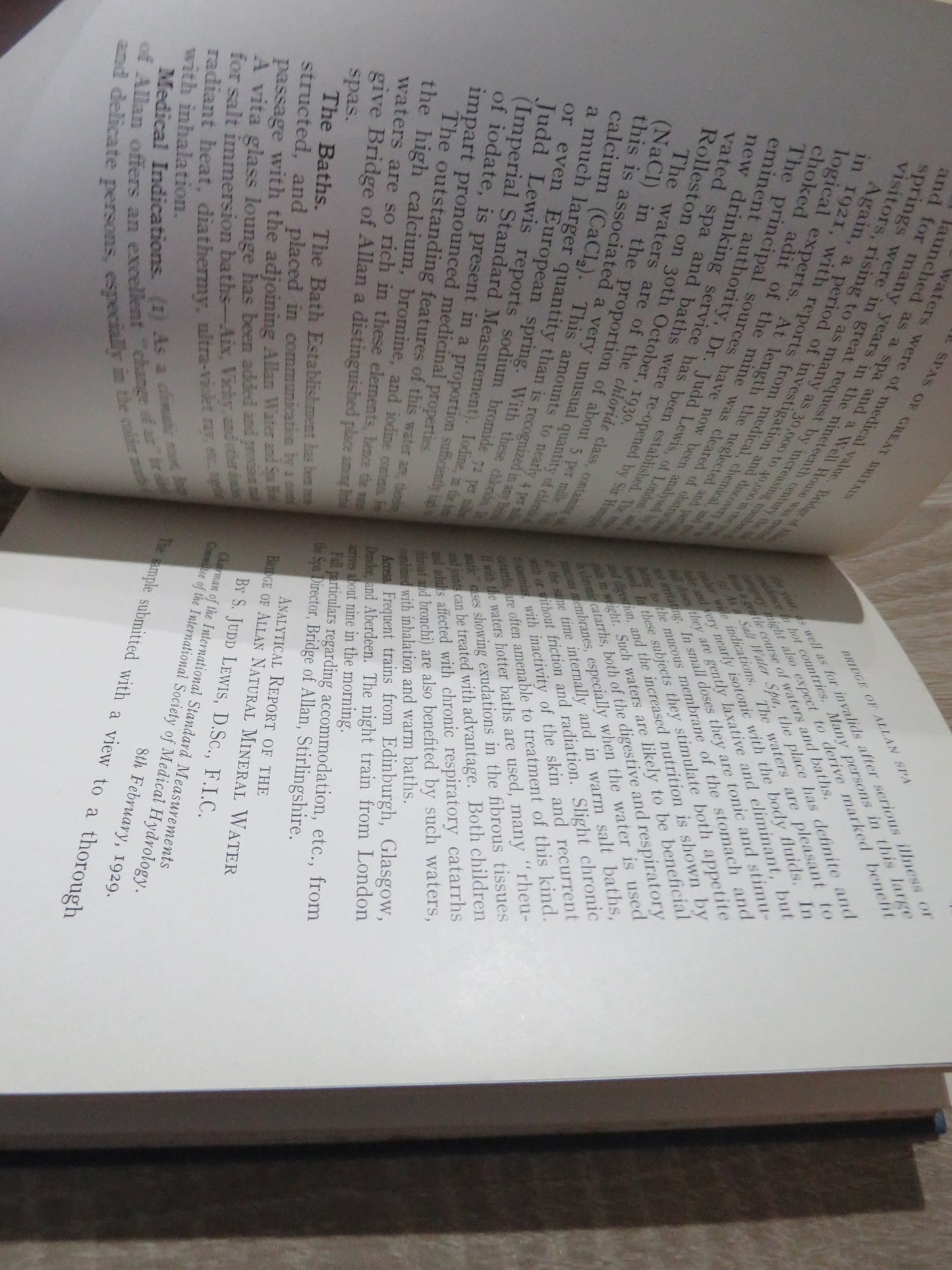 The Spas of Great Britain, The Official Handbook of the British Spas Federation, with an Introduction by Sir Humphry Rolleston