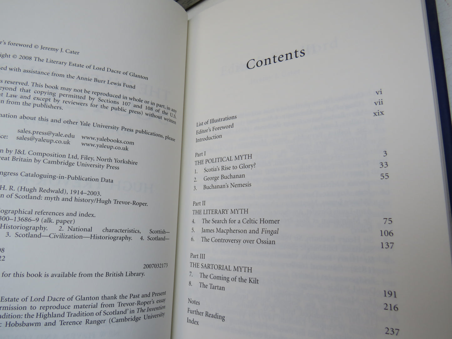 The Invention of Scotland Myth and History By Hugh Trevor-Roper 2008