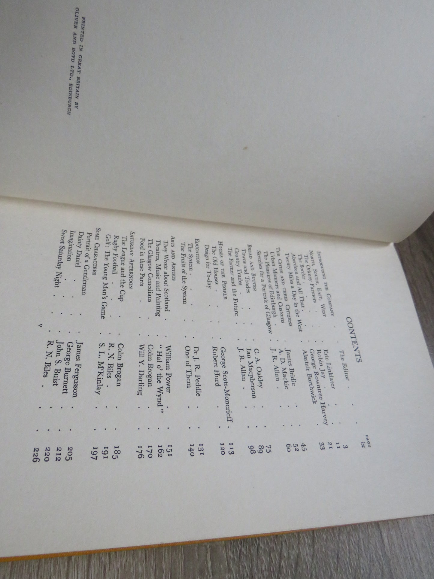Scotland - 1938 Twenty-Five Impressions Edited By J. R. Allan
