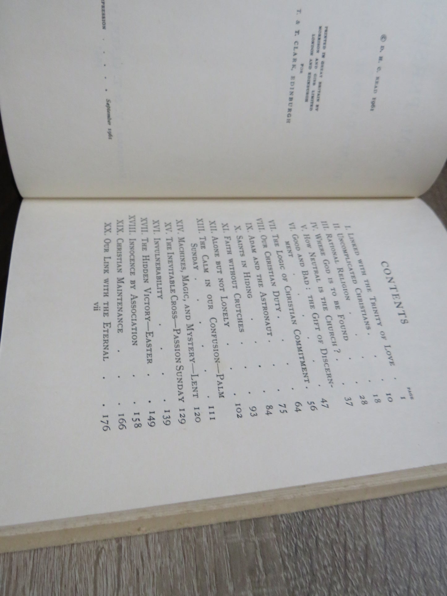 I Am Persuaded By The Rev. David H. C. Read, D.D. 1961