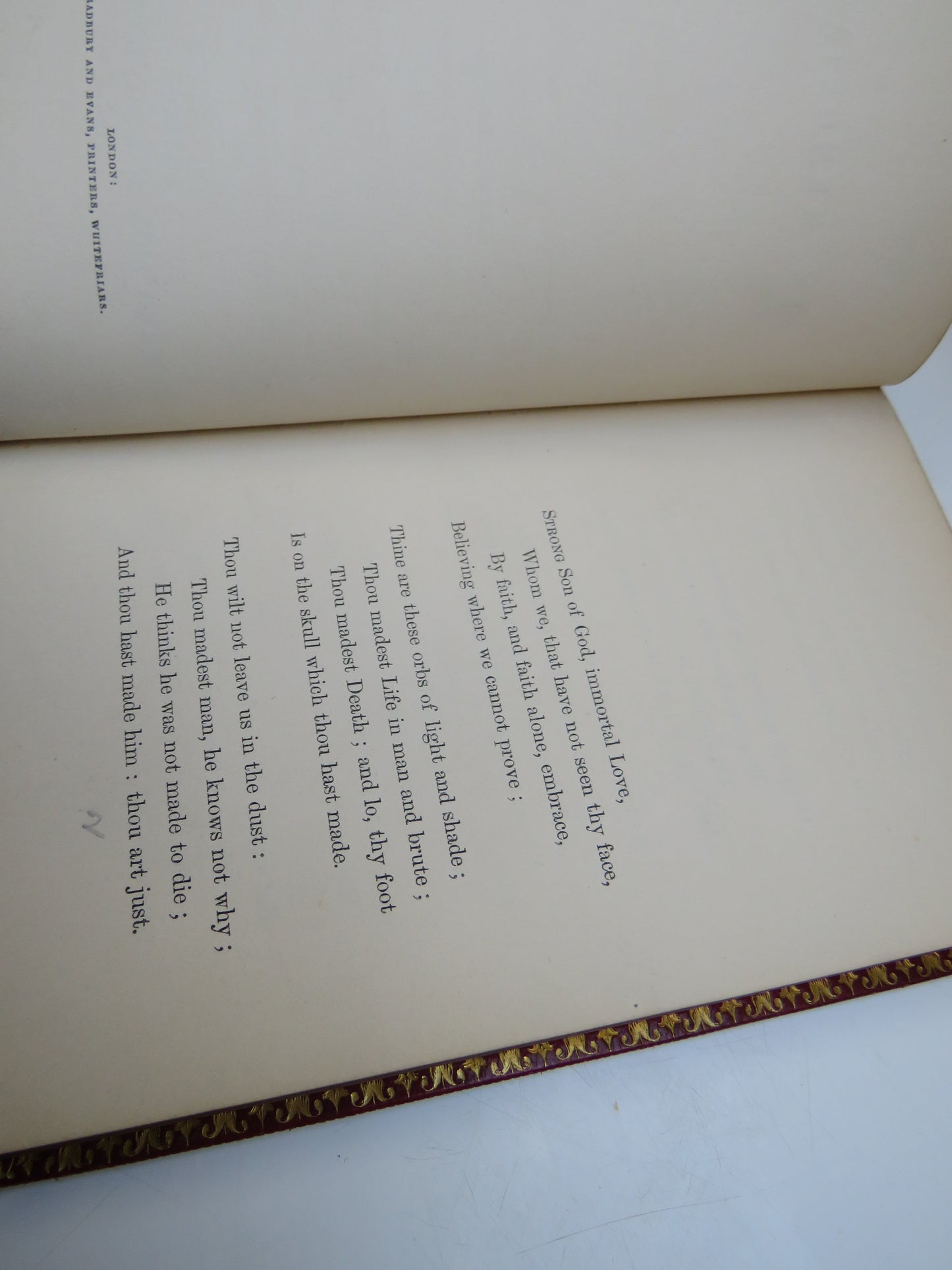 Set of 5 Books by Alfred Tennyson 1858 -1861 In Memoriam, Poems, IDylls of the King, Maud and Other Poems, The Princess