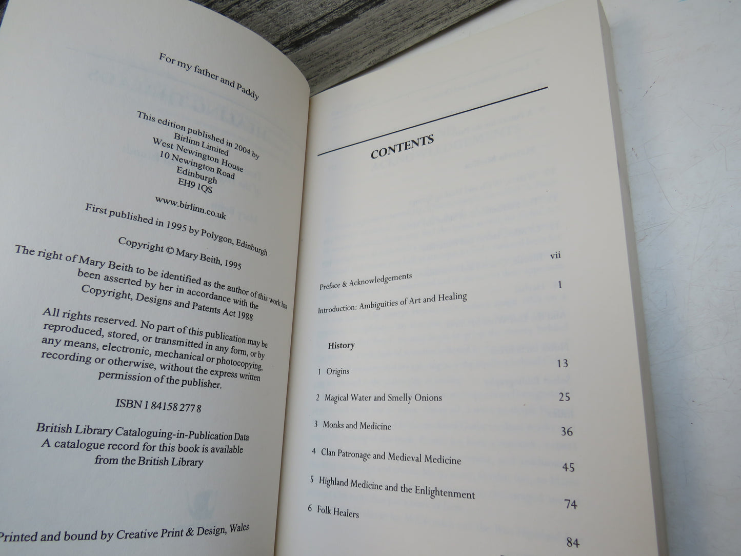 Healing Threads Traditional Medicines of the Highlands and Islands By Mary Beith 2004