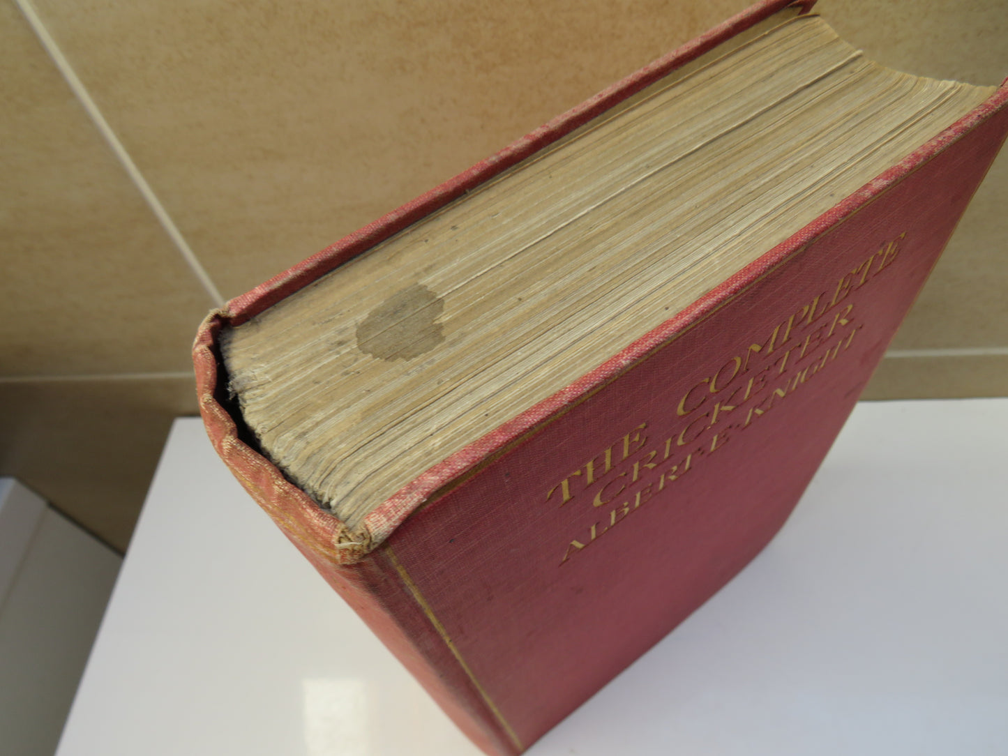 The Complete Cricketer By Albert E. Knight 1906 1st Edition