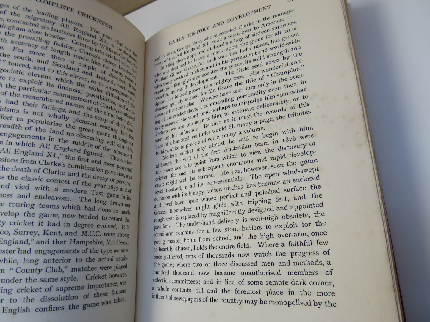 The Complete Cricketer By Albert E. Knight 1906 1st Edition