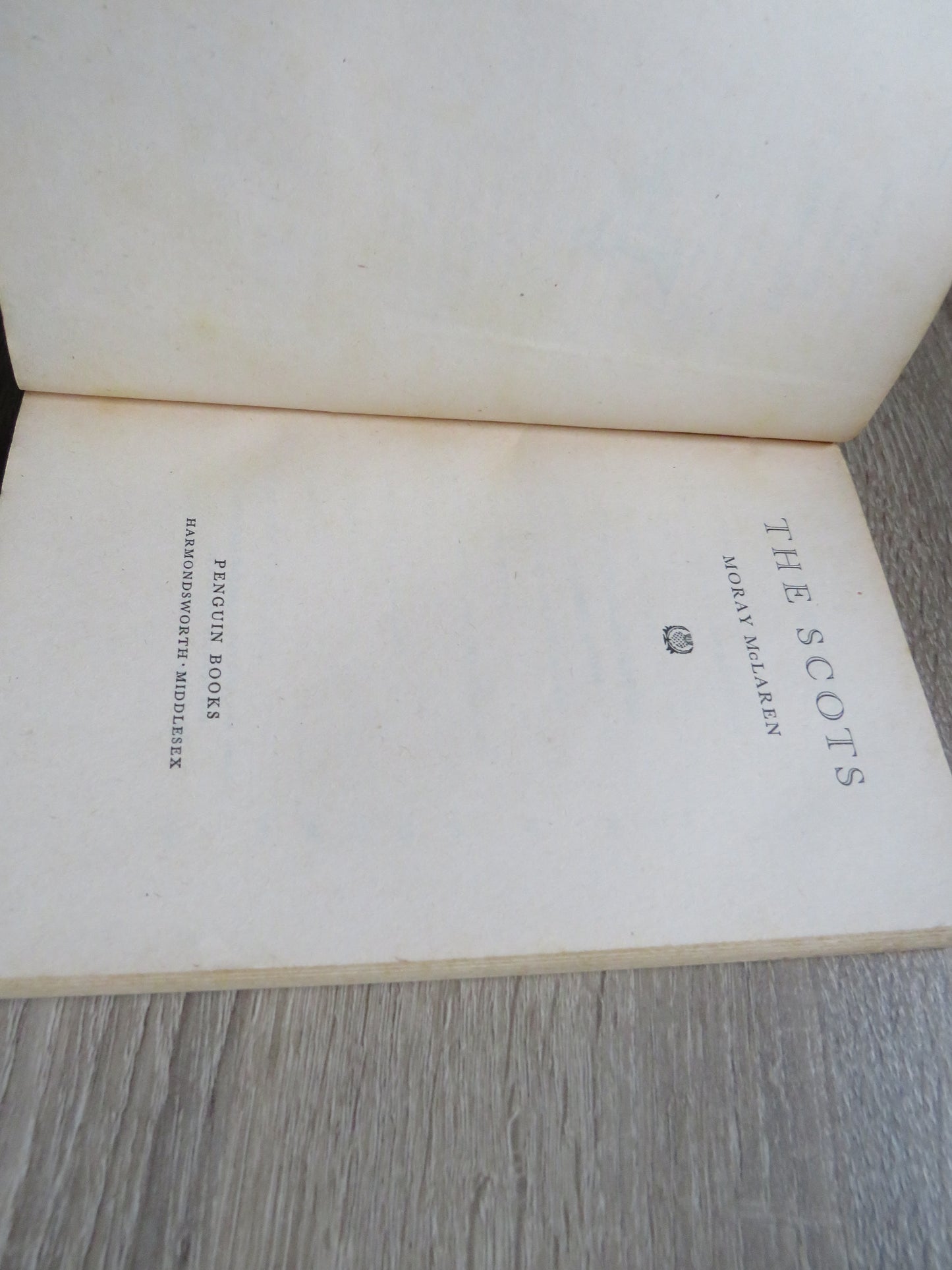 The Scots By Moray McLaren 1951 1st Edition Penguin Books