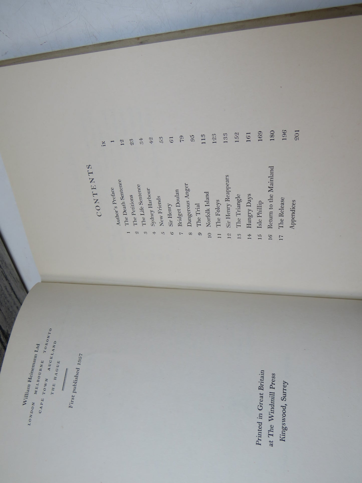 John Grant's Journey A Convict's Story 1803-1811 By W. S. Hill-Reid 1957
