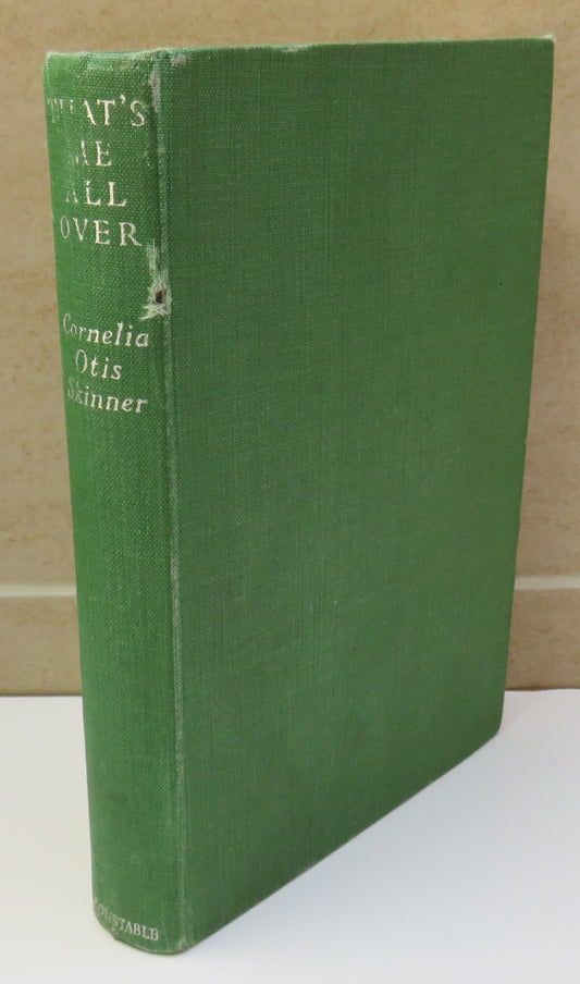 That's Me All Over By Cornelia Otis Skinner With Illustrations By Alajalov 1949