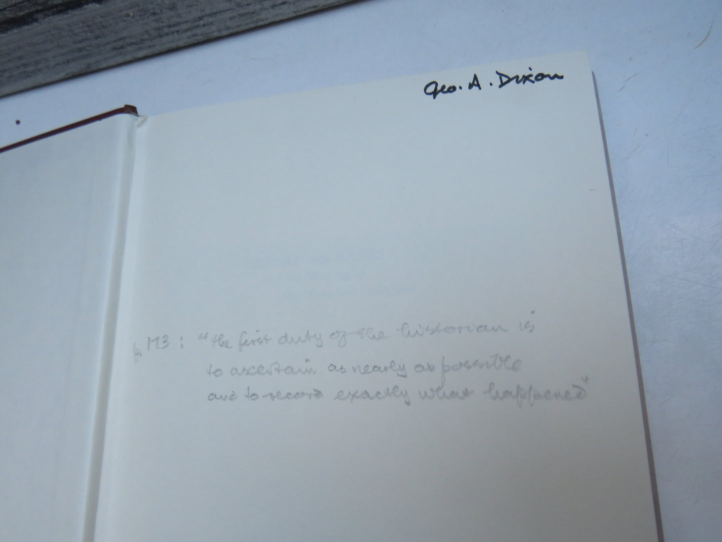 Leopold Von Ranke and The Shaping of the Historical Discipline Edited By Georg G. Iggers & James M. Powell 1990
