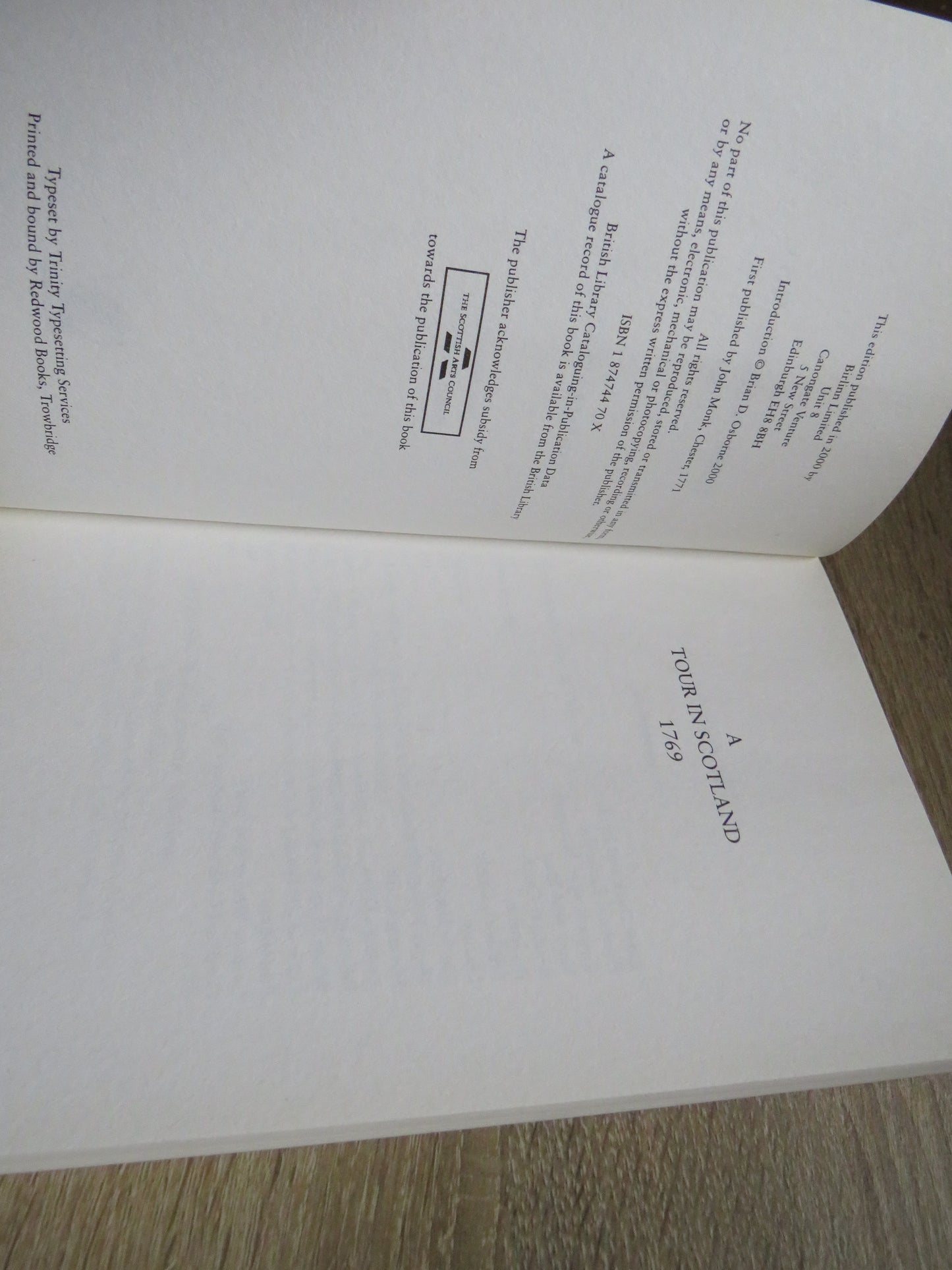 A Tour In Scotland 1769 By Thomas Pennant 2000