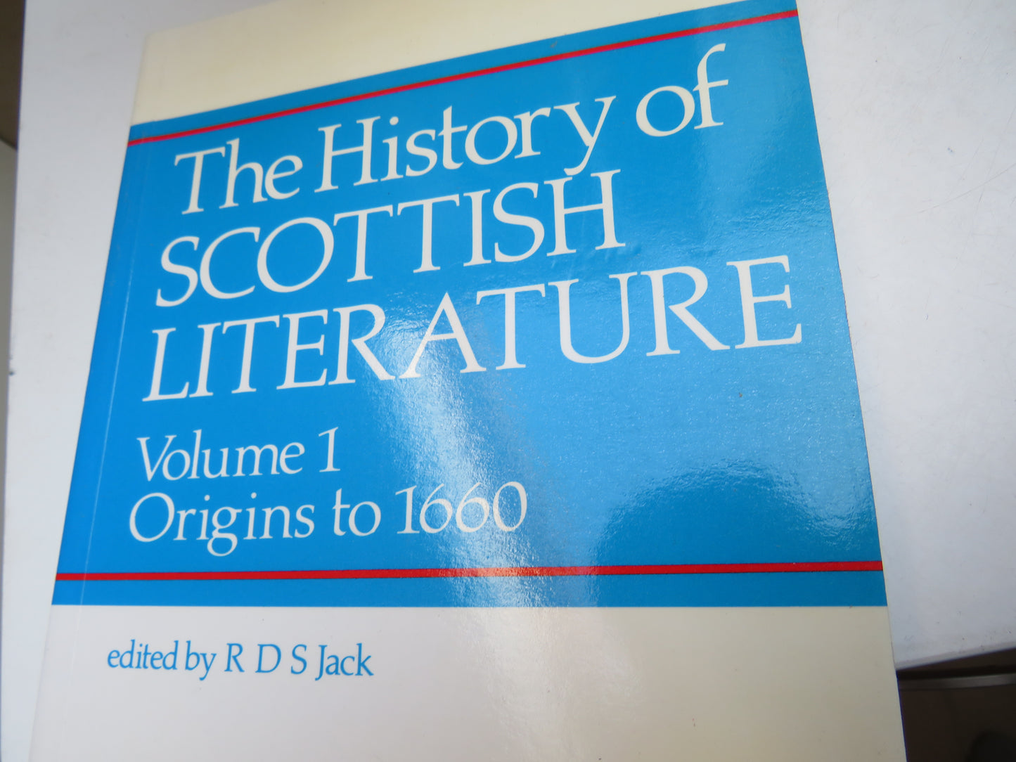 The History of Scottish Literature Volume 1-4 1989
